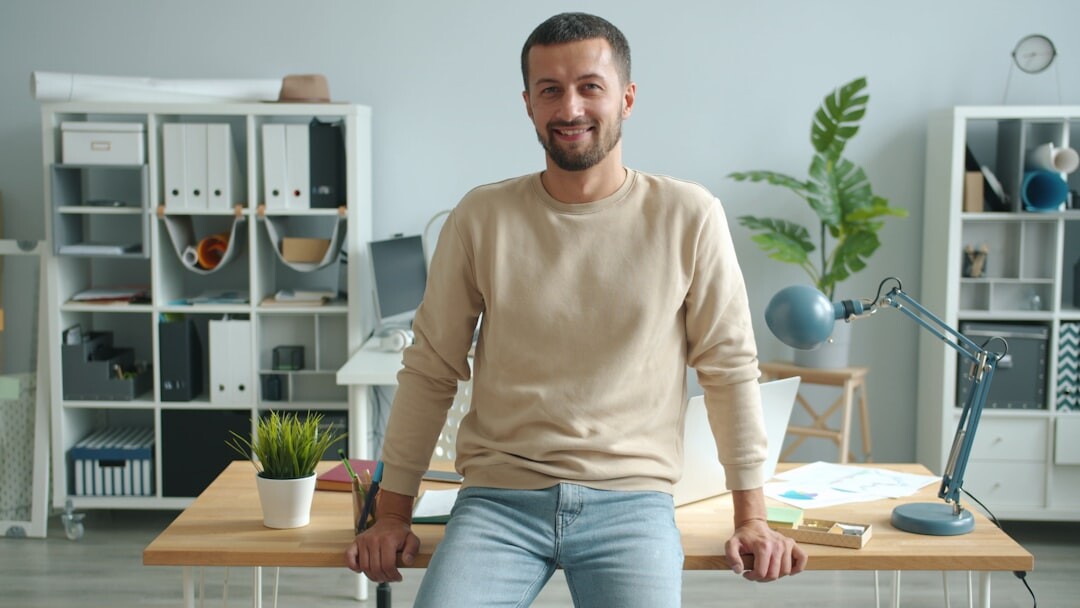 confident professional smiling