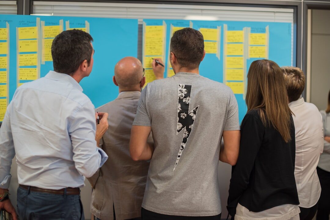 group discussion in workshop