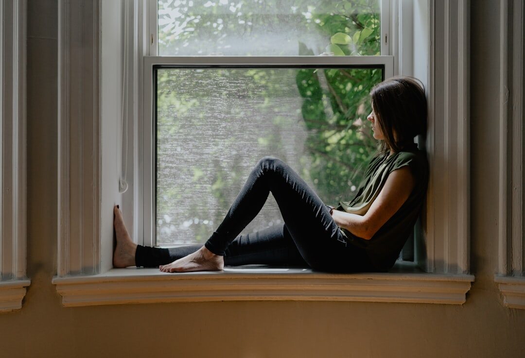 person reflecting on personal growth